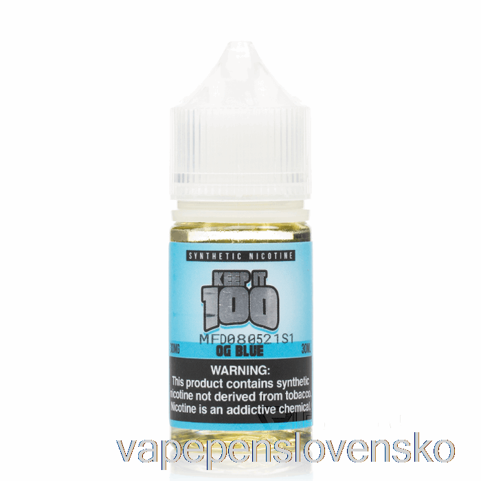 Og Modré Soli - Nech Si To 100 - 30ml 30mg Vape Slovensko